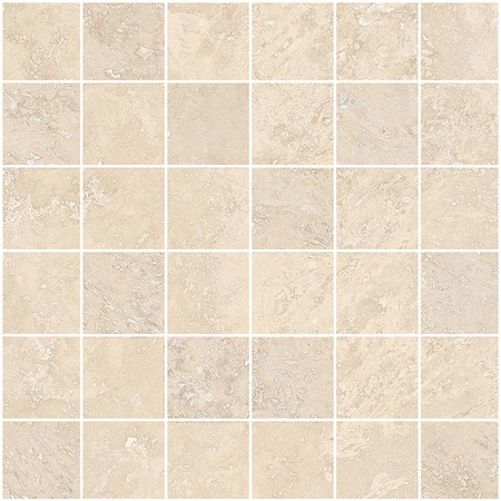 Apollo Tile Splendor 11.81inx11.81in Polished Beige Porcelain Mosaic Wall and Floor Tile 10.65 sqft/case, 11PK IMP88SNAMOSA